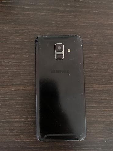 samsung tab4: Samsung Galaxy A6, 32 GB, rəng - Qara, Barmaq izi — 2