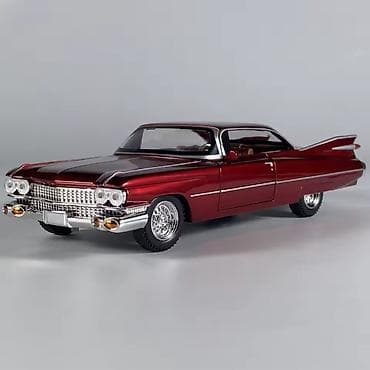 Kitablar və jurnallar: Kolleksiya üçün klassik avtomobil modeli – qırmızı rəngli, metal — 4