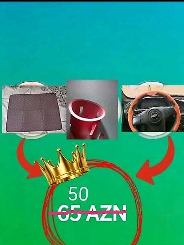 disk ve tekerler type 1: Avtomobil üçün aksessuar dəsti – 65 AZN məhsullar çox keyfiyyətlidir — 2