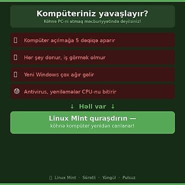 Linux Mint quraşdırma xidməti — köhnə kompüterləri sürətləndirir — 1