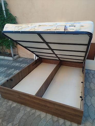 Çarpayılar: İkinəfərlik çarpayı, Bazalı, Matras ilə, Siyirməsiz — 1