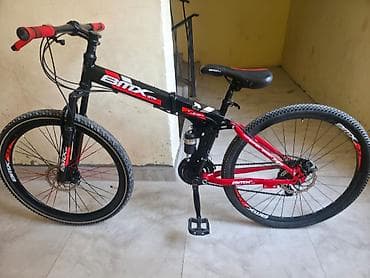 mini velosiped: BMX GTM tipli dağ velosipedi. Qara-qırmızı rəng kombinasiyasında — 1