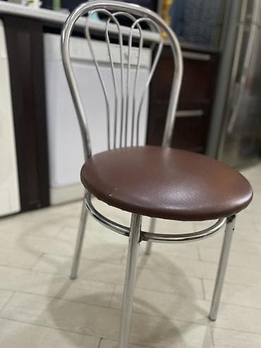 kuxna ustolu: Mətbəx üçün, İşlənmiş, Açılmayan, Dördbucaq masa, 2 stul — 4