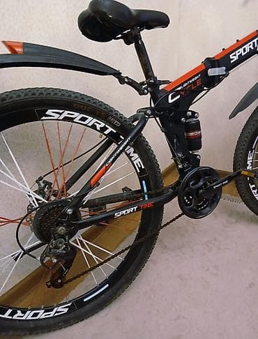 uran velosiped: Sport Time dağ velosipedi - Güclü, yüngül qatlanan (folding) çərçivə — 5