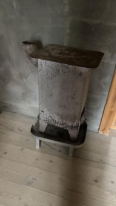 gurcu xengeli sifarisi: Metal soba – qazla işləyir - Material: qalın metaldan qayrılmış — 1