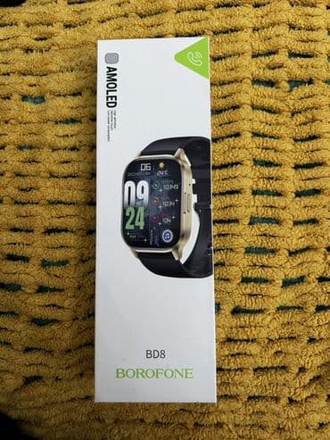 Smart saat, Borofone, Sensor ekran, rəng - Qızılı
