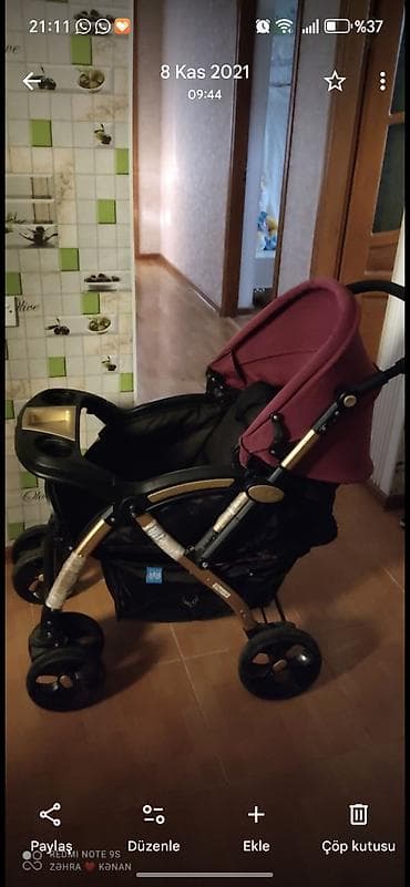 Uşaq geyimi və ayaqqabıları: Klassik gəzinti arabası, İşlənmiş, Ünvandan götürmə — 1