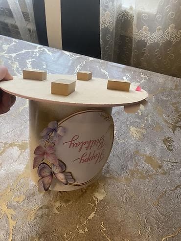 Hədiyyə qutusu, rəng - Qızılı — 5