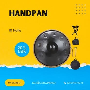 электронная ударная установка для начинающих: Handpan 10 Notlu — 1