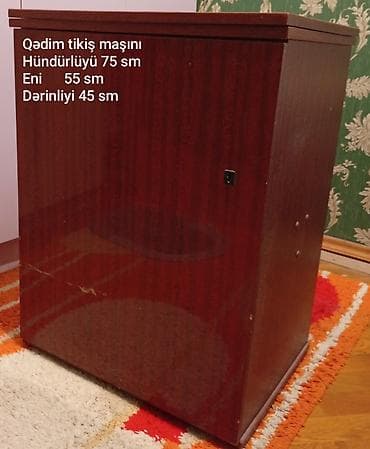 İncəsənət və kolleksiyalar: Qədim tikış maşını və qatlanan şkaf-masa dəsti - Tip: Elektrik — 3
