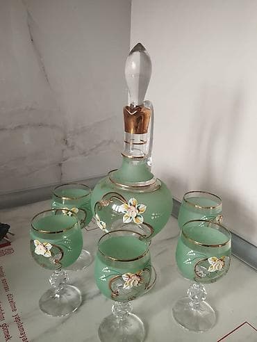 Klassik üslubda masa dəsti – dekorativ porcelan və şüşə aksessuarlar — 3
