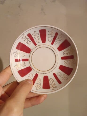 elit qab qacaq gence: Nəlbəkilər, rəng - Ağ, Keramika, Rusiya — 1