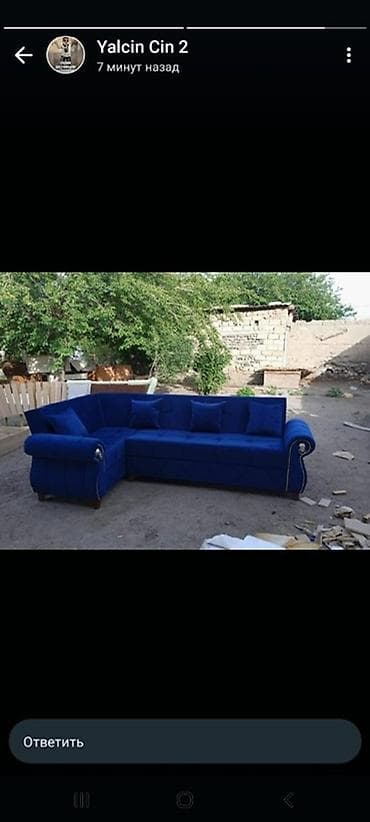 divan sifarişi: Künc divan, Qonaq otağı üçün, Açılan — 6
