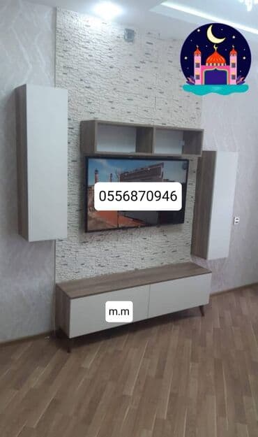 tryumo: Yeni, Düz TV altlığı, Polkalı, Laminat, Azərbaycan — 2