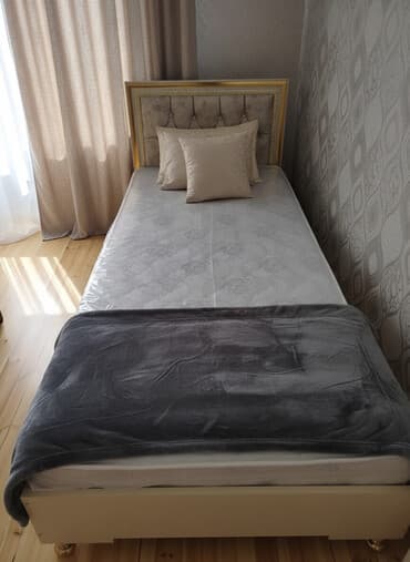 yatağ: Yeni, Təknəfərlik çarpayı, Bazasız, Matras ilə, Siyirməsiz, Azərbaycan — 1