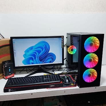 stol ustu komputerler: ŞOK ENDİRİM!!! Oyun üçün Kompüter "RGB Core i5 3470 16GB Ram GTX1050 — 5
