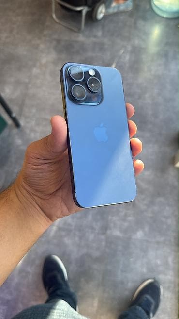 IPhone 15 Pro, 256 GB, Blue Titanium, Face ID