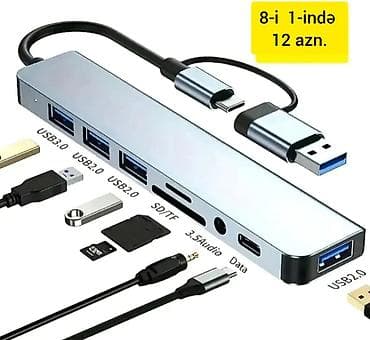 redmi kredit: Çoxfunksiyalı KART OXUYUCU ADAPTERİ. SD, TF, CF kartları, eləcə də — 10