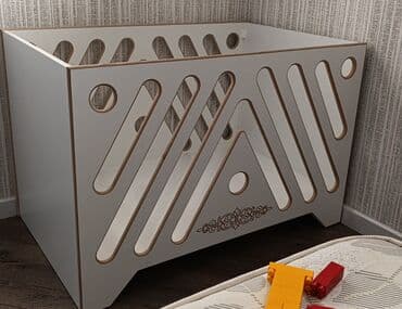 keci pendiri: Oğlan və qız üçün, Dördbucaq, Beşik, Dəstsiz, Matrassız, Yellənmə mexanizmsiz — 1