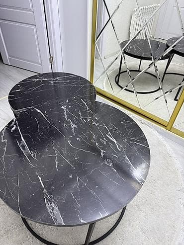 yumru stollar: Yumru masa, Açılmayan, Təkərsiz, Zəmanətsiz — 4