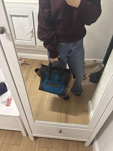 louis vuitton canta: Celine Luggage Tote Bag 100 faiz orjinaldir yoxlaya bilersiniz tam — 3