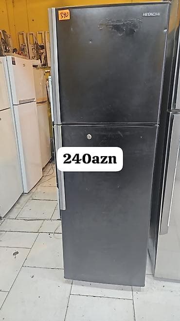 2 gozlu qaz: 2 qapılı Hitachi Soyuducu Satılır, rəng - Qara — 1