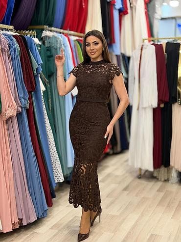 flo azerbaijan: Məhsul: Dantel detallı ziyafət donu - Model: Balıq kəsimli — 1