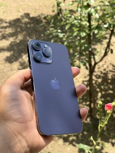 iphone ilə barter: IPhone 14 Pro Max, 256 GB, Deep Purple, Zəmanət — 6