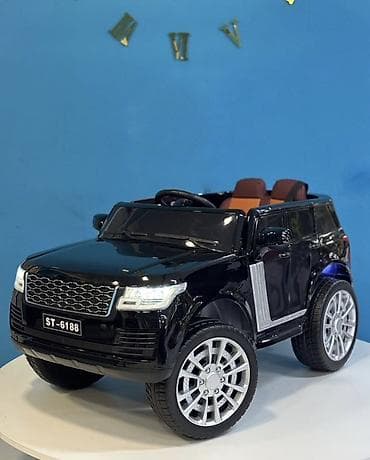 uwaq arabasi type 1: Uşaq üçün elektrikli minik avtomobili – ST-6188 - Korpus: parlaq qara — 1
