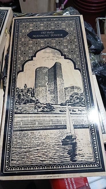 nərd: + 3 azn das ve zer Ağac oyma şahmat/nərd dəsti – Azərbaycan tematikası — 4