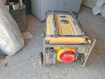 termos satilir: Generator AKSA türk malı gücü 5.5 KVA Benzin, Çox yaxşı işləyir. Yağı — 2