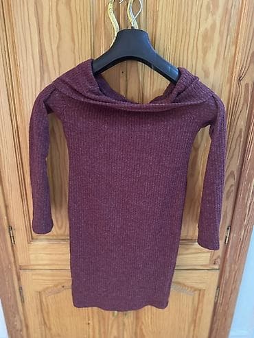 Qadın trikotaj don - Rəng: tünd bordo/şərab tonu - Model: dar lalafo.az -da Qadın trikotaj don - Rəng: tünd bordo/şərab tonu - Model: dar