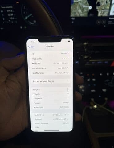 iphone dubay variantı: IPhone 11 Pro Max, 256 GB, Matte Midnight Green, Zəmanət, Simsiz şarj, Sənədlərlə — 3