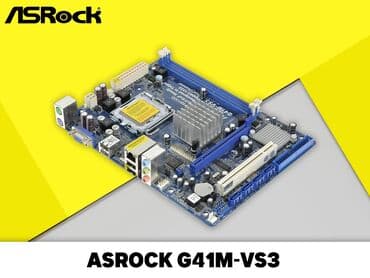vətən komputer: Ana Platası ASRock G41M-VS3, Yeni — 1