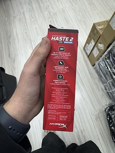 Комплектующие для ПК и ноутбуков: HyperX Pulsefire Haste 2 Core Wireless – oyun və iş üçün yüngül — 2
