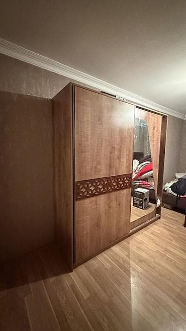 dəhliz dolabları: Sürgülü qapılı geyim dolabı - Material: taxta teksturalı laminat — 1