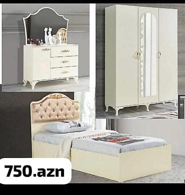tek dolablar: 2 təknəfərlik çarpayı, Dolab, Azərbaycan, Yeni — 8