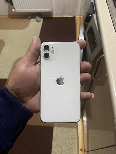 iphone 13 pro max dubay versiyasi: IPhone 11, 128 GB, Ağ, Face ID — 1