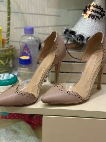 platforma mokasinlər: Qadın ayaqqabıları – 2 cüt 1) Yaşıl platformalı peep-toe - Rəng — 3