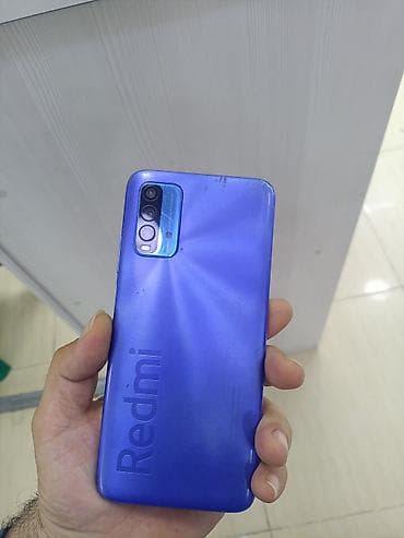 se pro planşet: Redmi 9T, 64 GB, rəng - Göy, Barmaq izi — 1