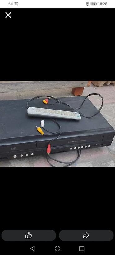 DVD/VHS kombi pleyer (uzun müddətdir qoşulmayıb) - DVD disklər və VHS