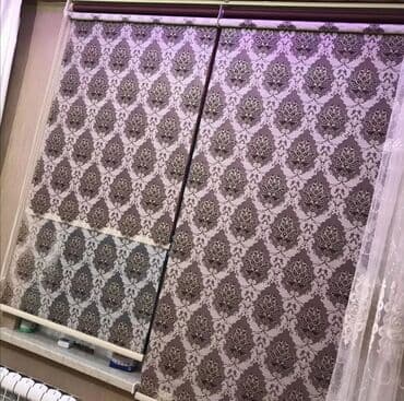 Rulon pərdə və zebra pərdə modelləri - Naxışlı rulon pərdələr