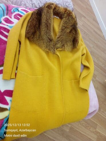 koja kurtkalar qadin: Palto, rəng - Sarı — 9
