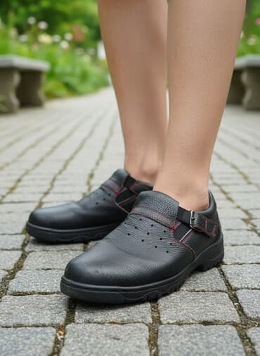 kişi botu: İşçi botinkası burunu Dəmirli yay üçün. 2 gün tədbirdə geyinilib — 1