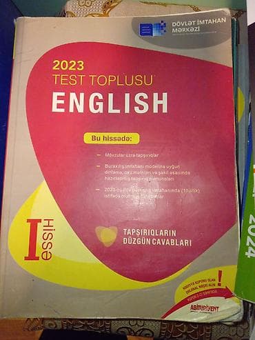 ingilisce: Dim test toplulari, az dili qayda kitabi guven, ingilis dili nergiz — 4