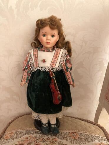 skripka qiymətləri: Farfor kukla Retro Kolleksiya üçün dekorativ porselen kukla - Klassik — 1