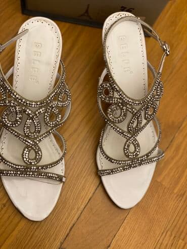 Digər ayaqqabılar: Ölçü: 37, rəng - Ağ, İşlənmiş — 1