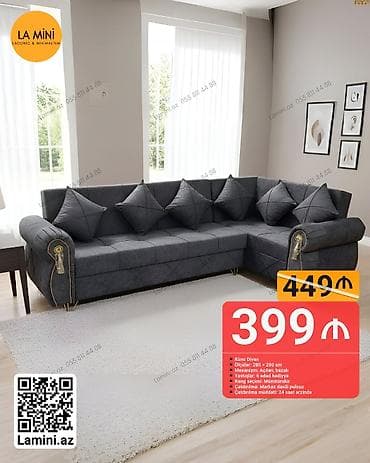 Künc divan, Açılan, Bazalı, Parça, Şəhərdaxili pulsuz çatdırılma