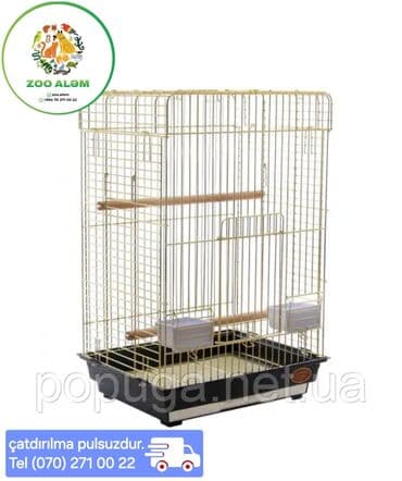 popuqay qefesi: Tutuquşu qəfəsi (Jako qəfəsi) Keyfiyyətli qəfəsdi.Üstü açılır sevimli — 3