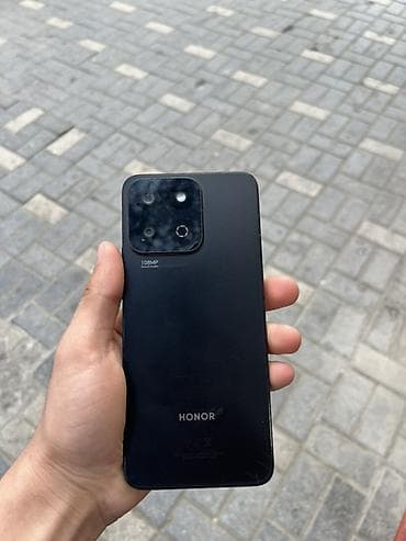 islenmis kabel: Honor 8X, 128 GB, rəng - Qara, Barmaq izi — 2